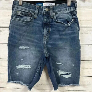 Old Navy Slim Built-In Tough Distressed Jeans